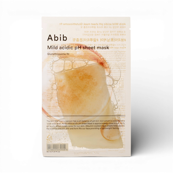 Mild Acidic pH Sheet Mask Glutathiosome Fit
