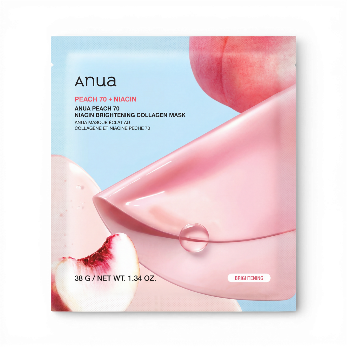 Peach 70 Niacin Brightening Collagen Mask