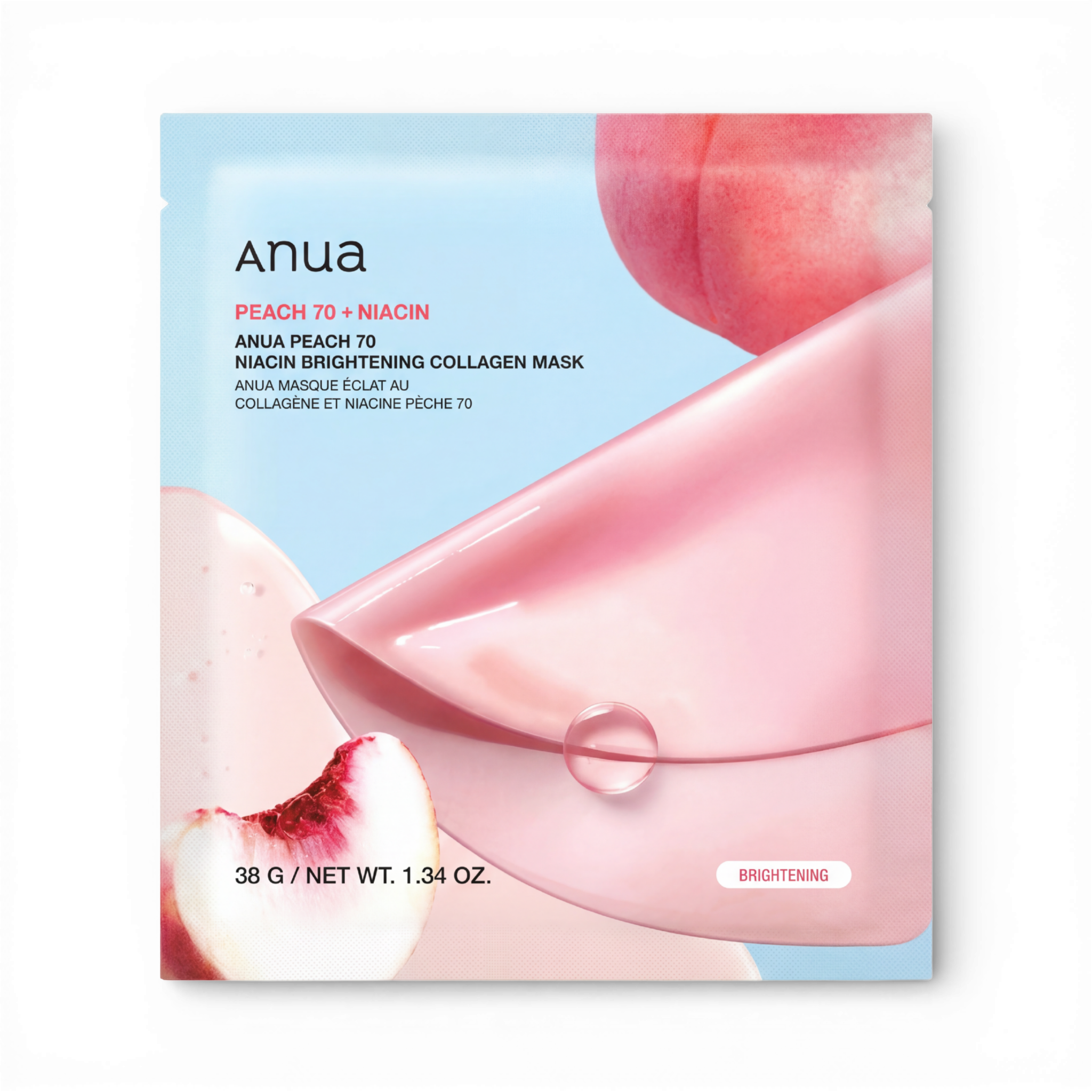 Peach 70 Niacin Brightening Collagen Mask