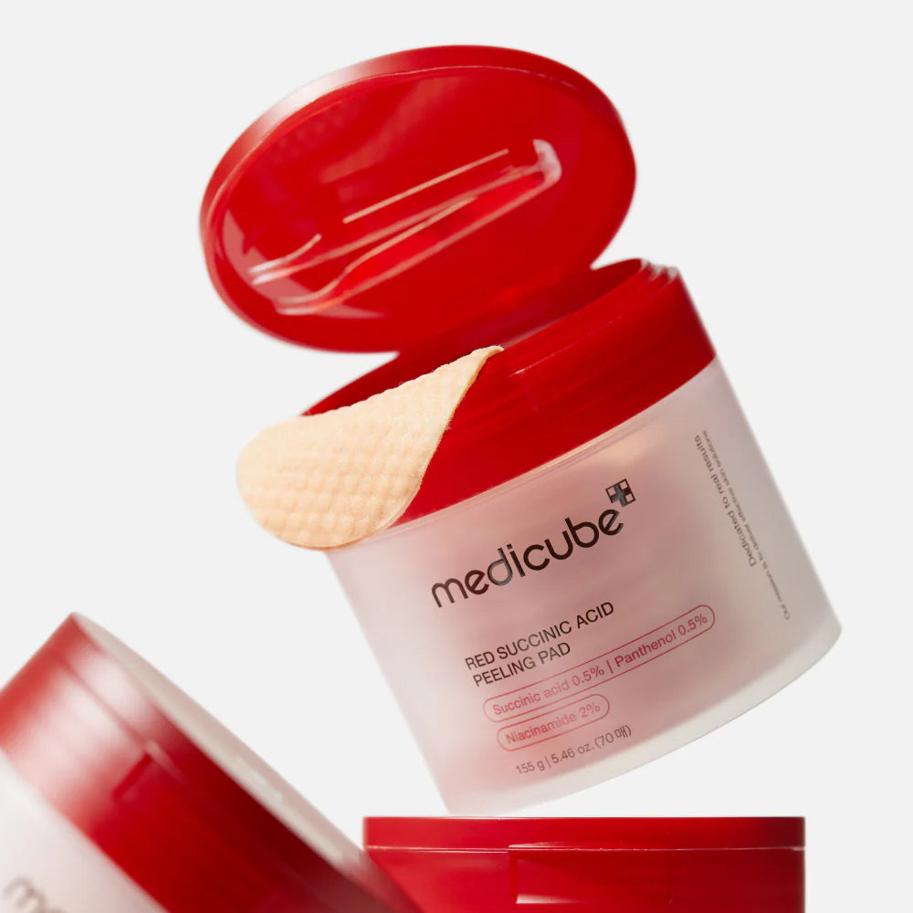 Red Succinic Acid Peeling Pad