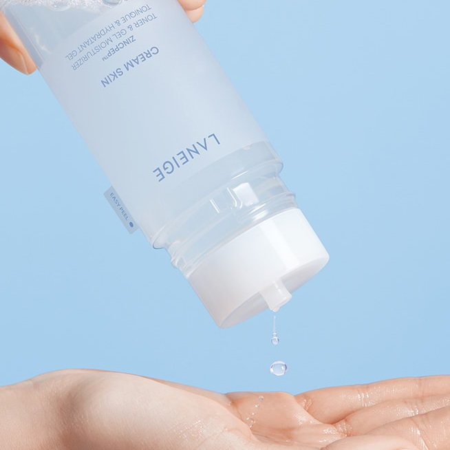 Cream Skin Zincpep™ Toner & Gel Moisturizer