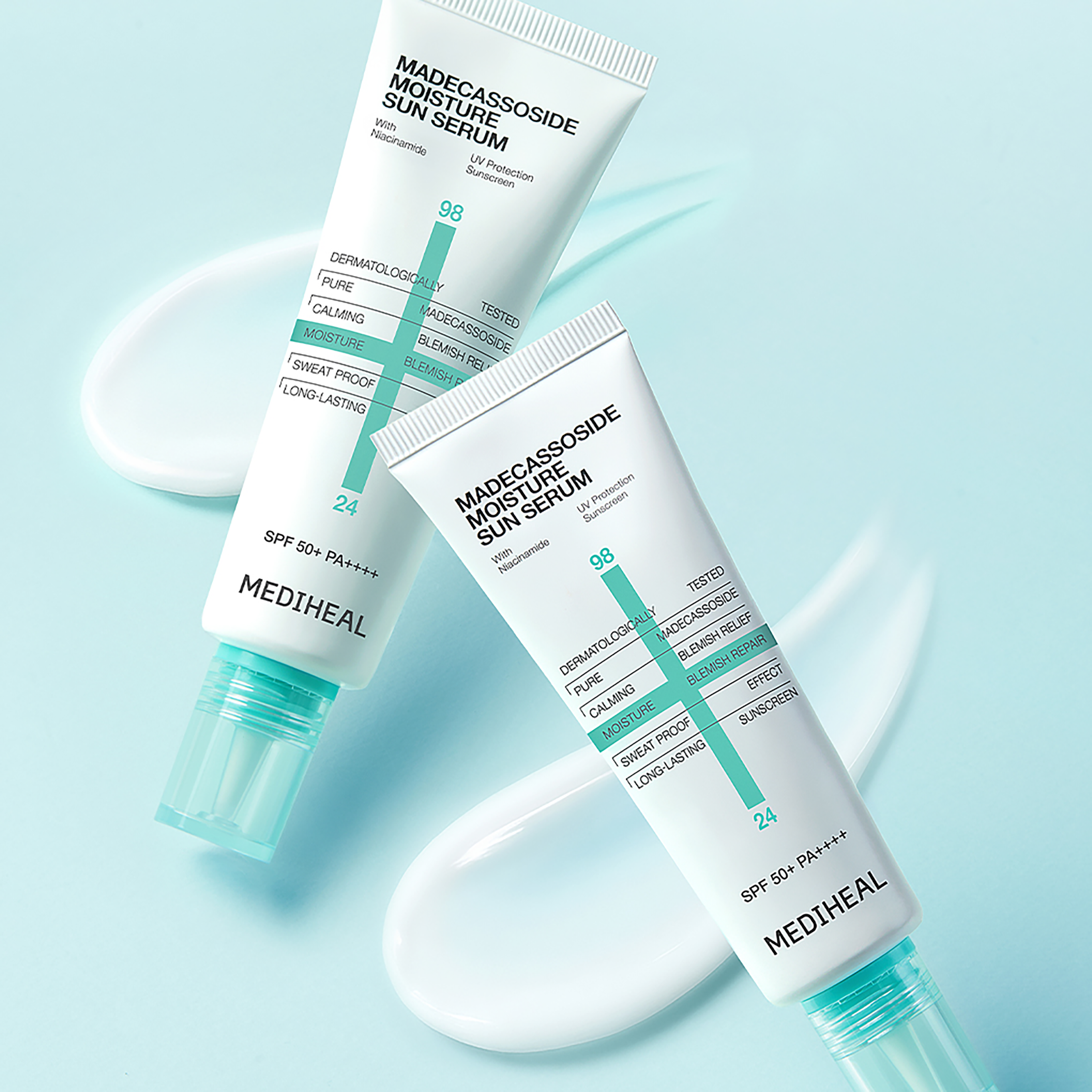 Madecassoside Moisture Sun Serum SPF50+ PA++++